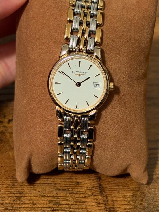 Longines Accessories - Longines La Grande Classique Women's Two-Tone White Dial Date - 24mm
